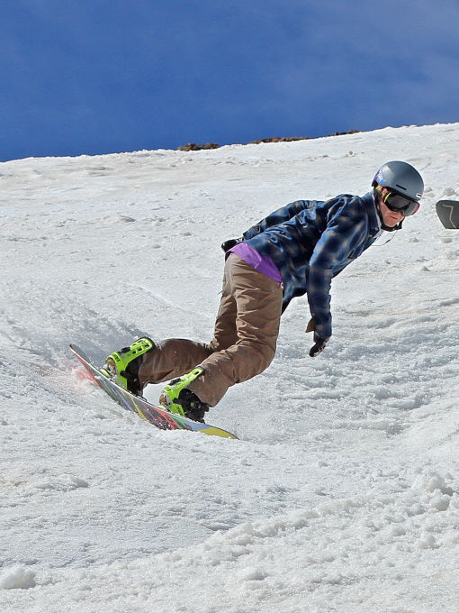 Snowboarding in France