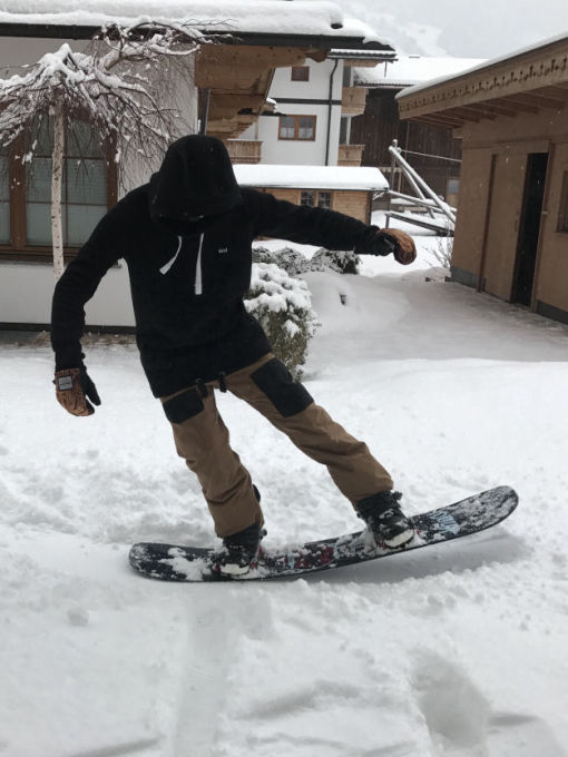 Accelerate a Snowboard