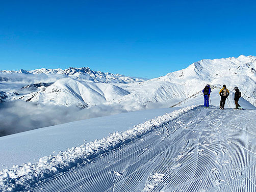 Snowboarding Les Deux Alpes, France